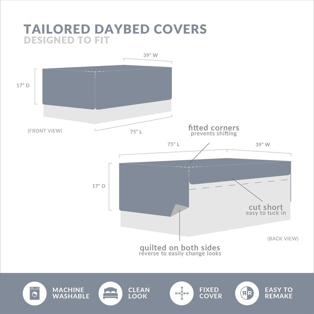 6 Piece Reversible Daybed Cover Set Multi Daybed Media 8