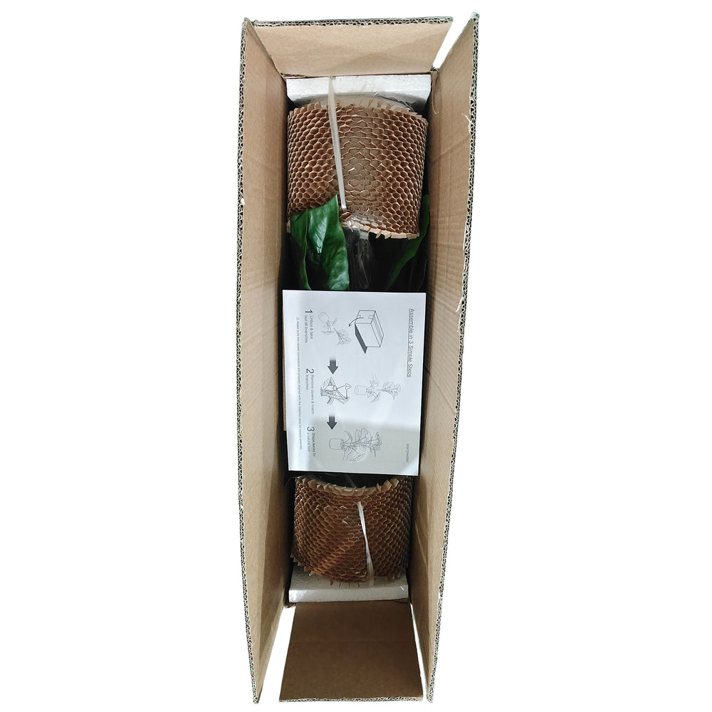 30'' Artificial Monstera Deliciosa Plant with White Pot, 2 pcs / set Media 7