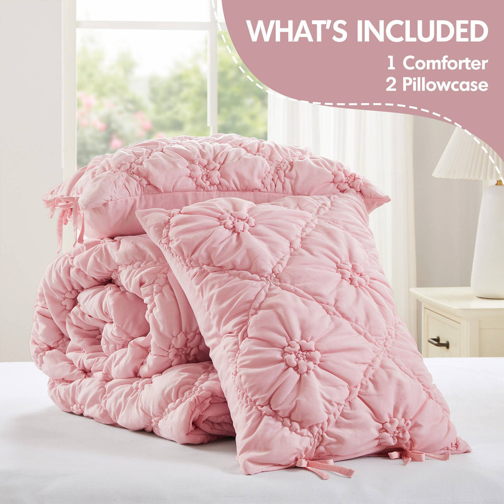 3PCS Full/Queen Comforter Set Media 11