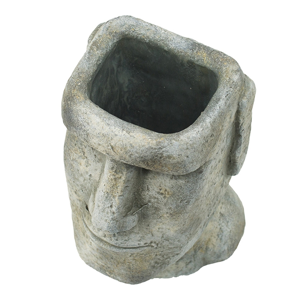 5x5.5x9' Easter Island Cement Planter Media 5