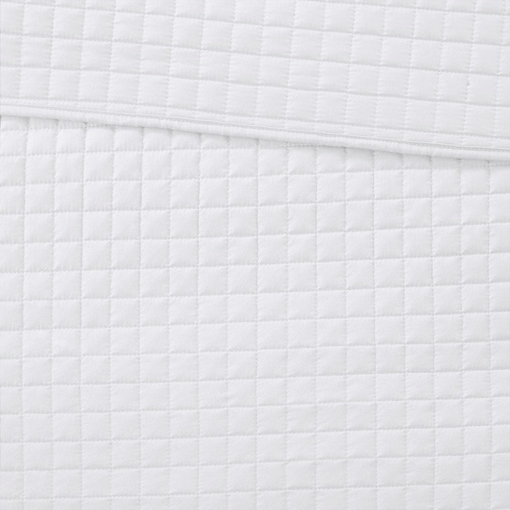 3 Piece Reversible Quilt Set White King/Cal King Media 7