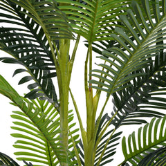 78.5' Artificial Palm Tree with Black Plastic Pot, Set of 2 perspective