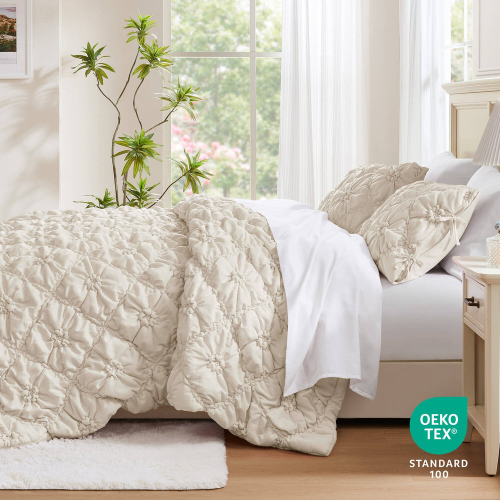 3PCS Full/Queen Comforter Set Media 2