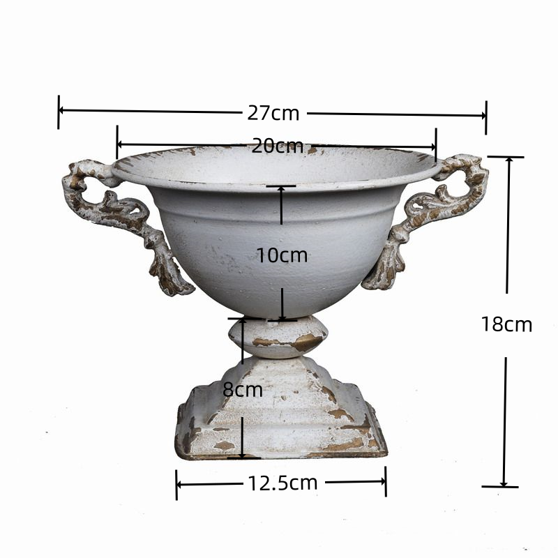 Vintage Double-Handled Flower Pot for Timeless Home Décor, Ideal for Showcasing Plants and Adding Charm to Your Space Media 13