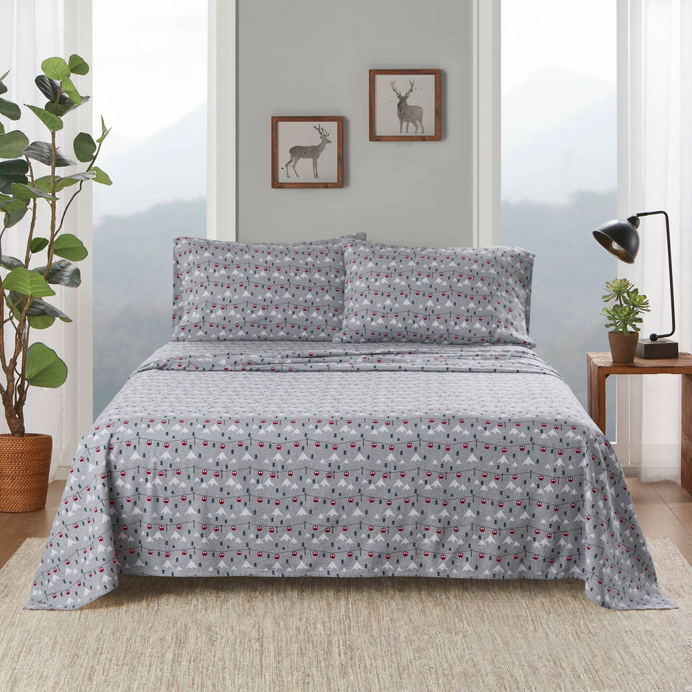 4 PCS Full Sheet Set Grey Ski Jump Media 1