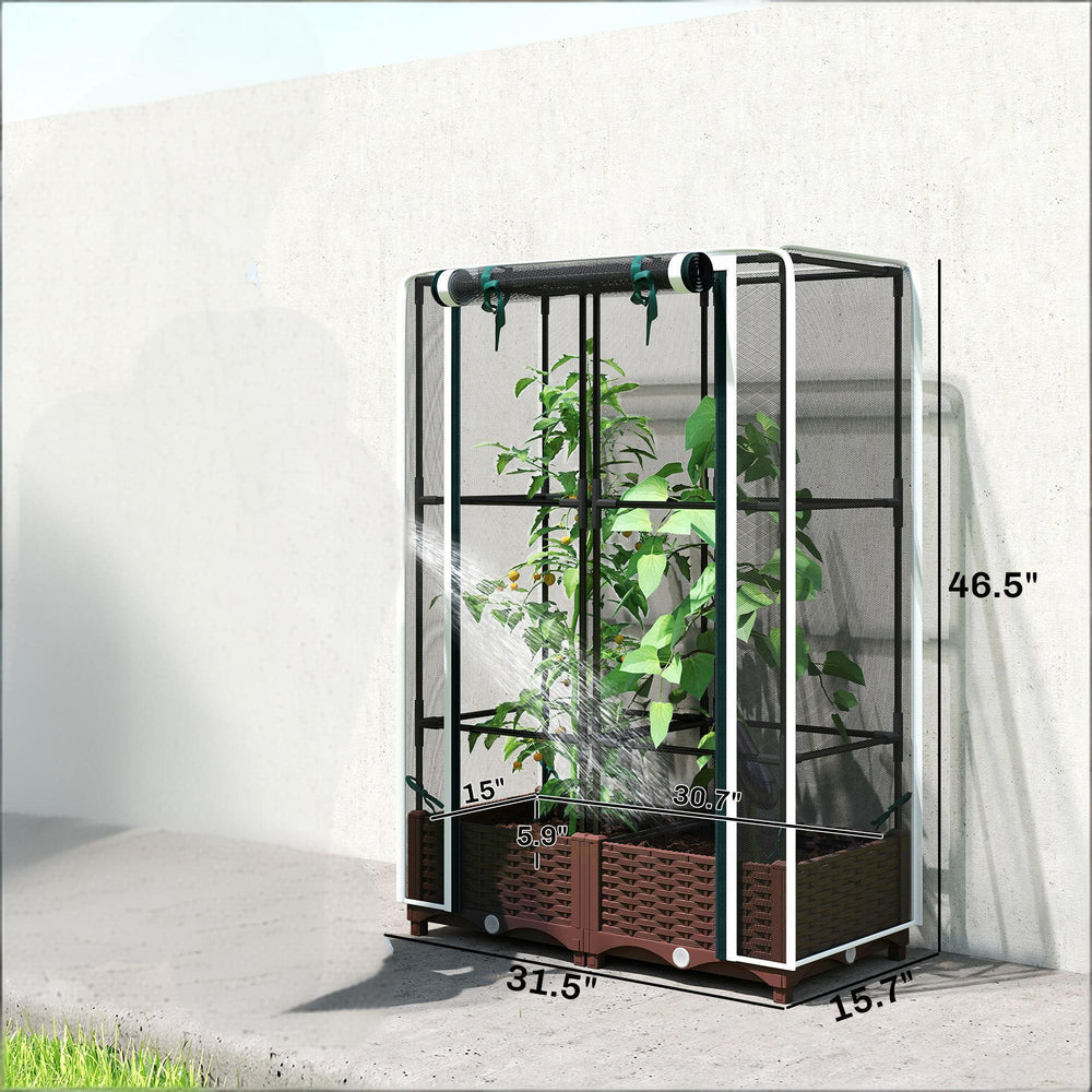 Plant Cage,Raised Garden Bed Media 8