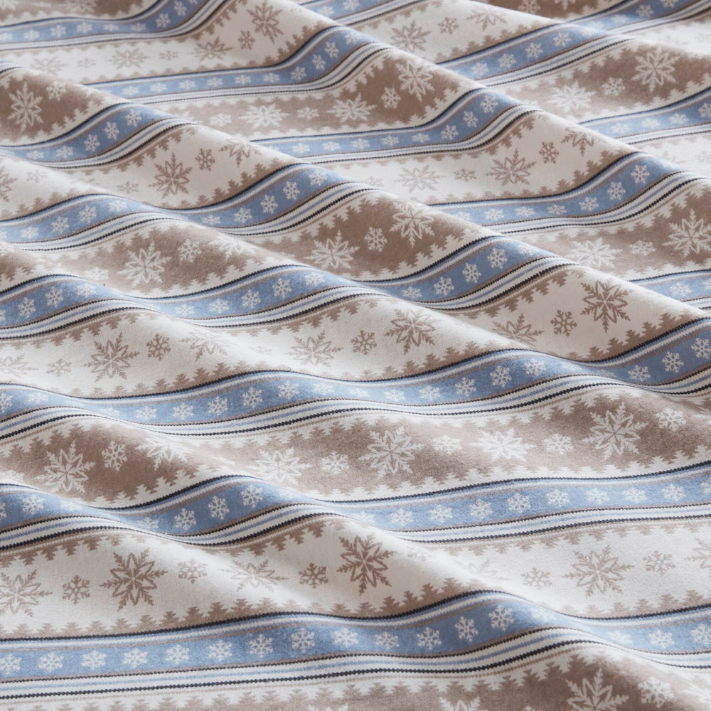 4 PCS Full Sheet Set Blue Snowflake Media 21