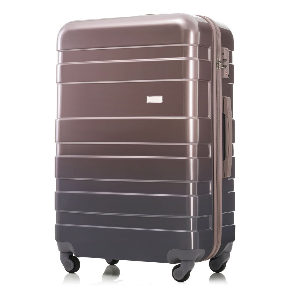 Luggage Set ABS Hardside Lightweight Golden 20 24 28 Inches Spinner Wheels TSA Lock Media 7