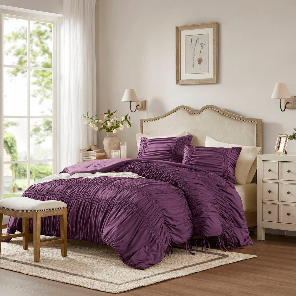 3PCS Queen Comforter Set Media 1