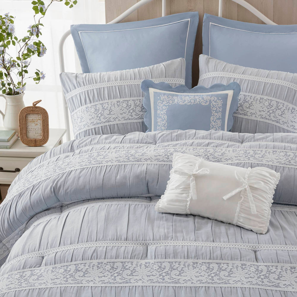 7- Piece King Jacquard Comforter Set Media 18