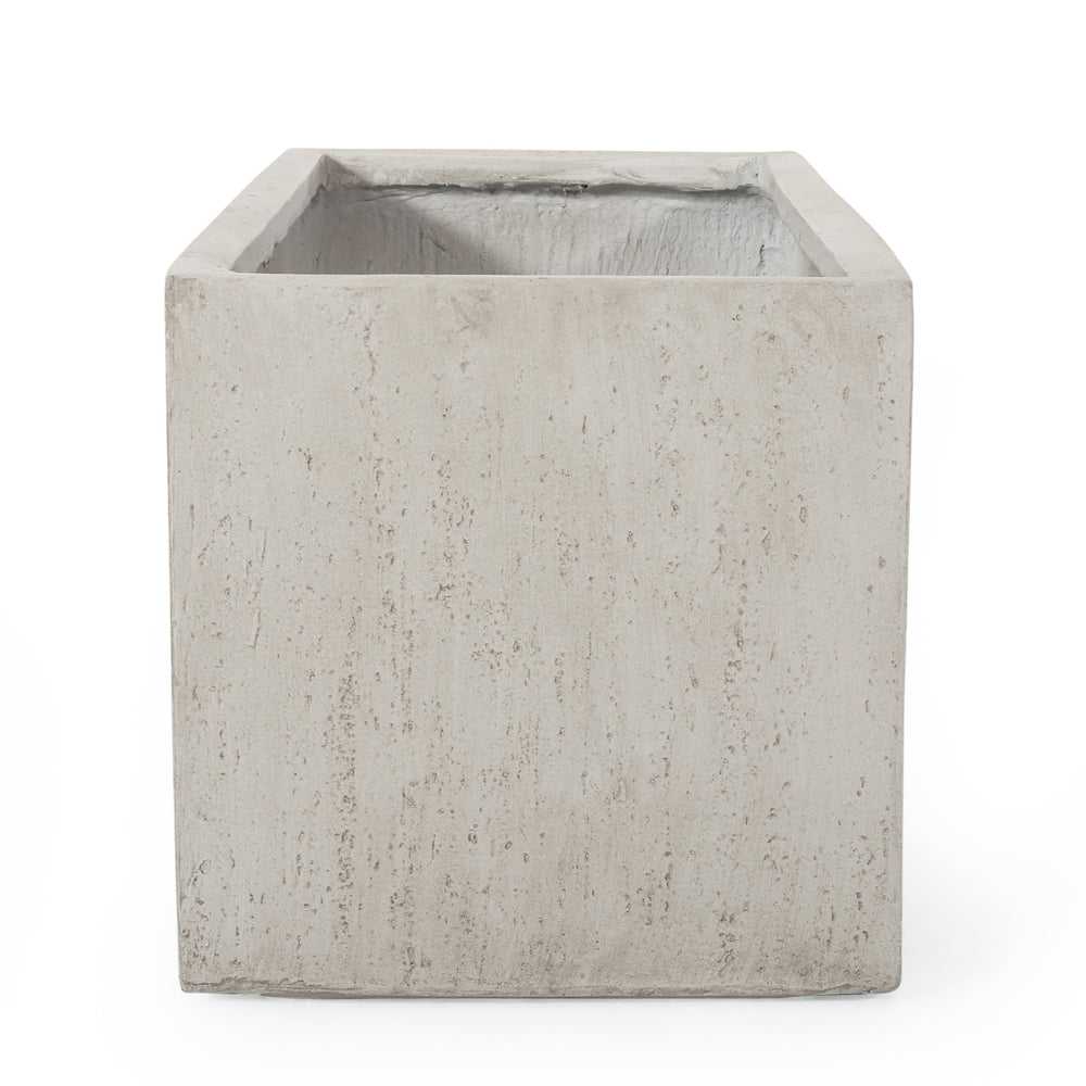 35.25'' L Outdoor MGO Planter Media 6