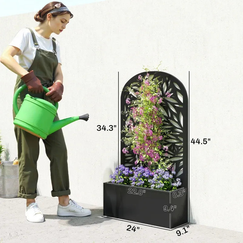 Curved Raised Garden Bed,Generous Planter Box,Versatile Garden Box Media 7