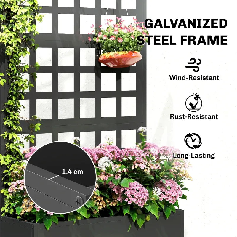 Planter Box,Raised Garden Bed,Vegetable Box Media 5