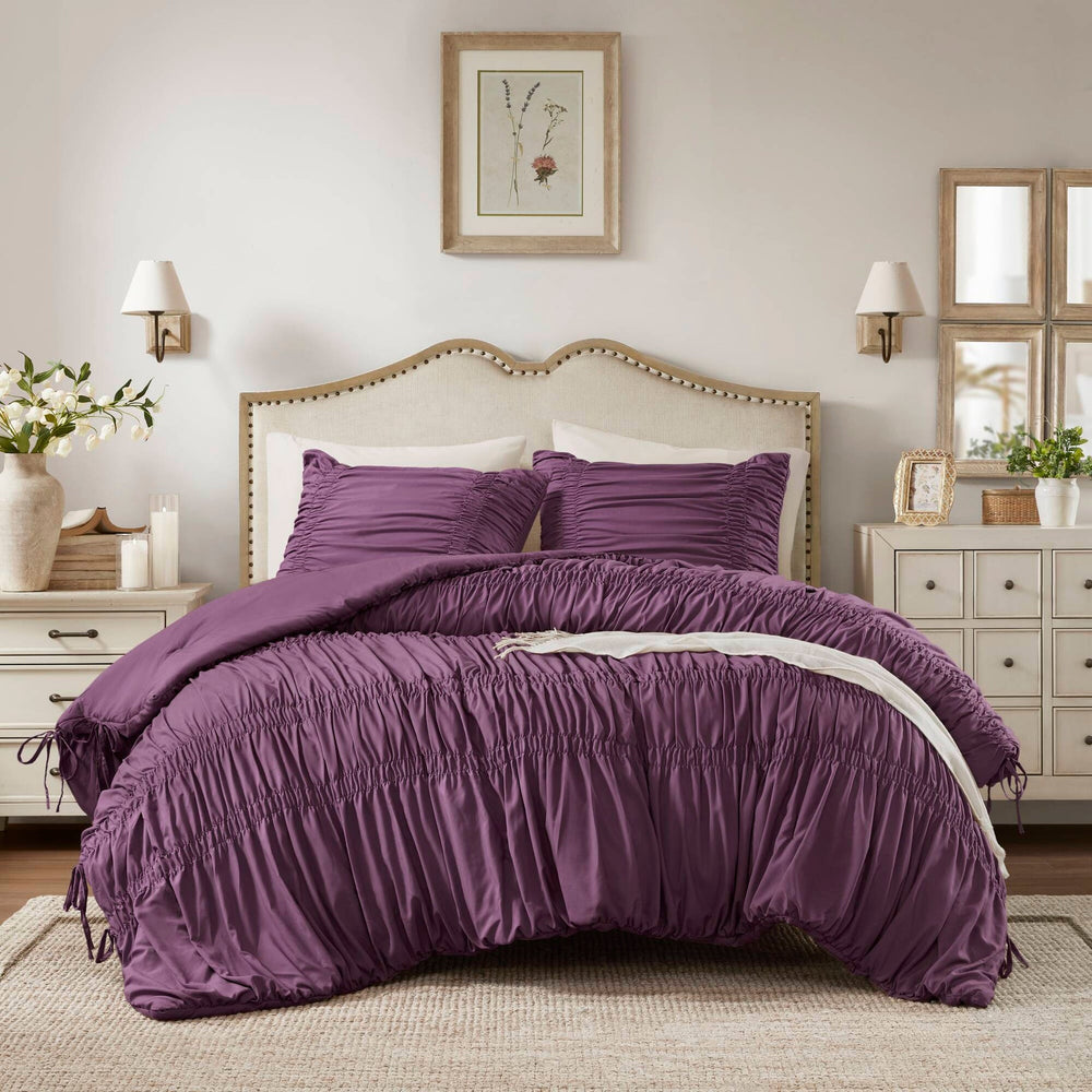 3PCS Queen Comforter Set Media 16
