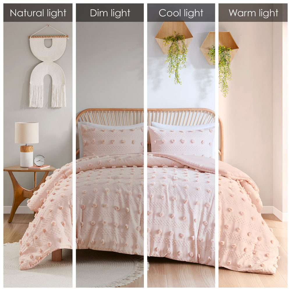 King/Cal King Clip Jacquard Comforter Set Media 5