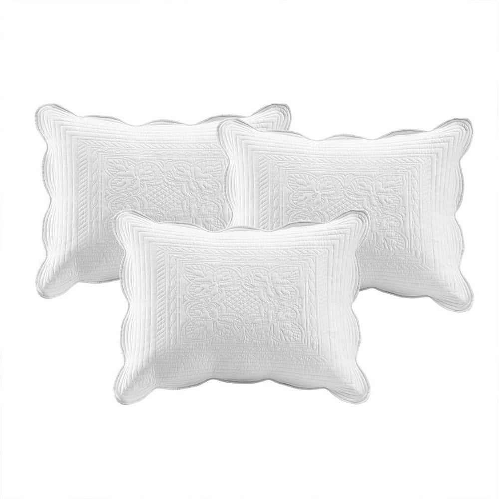 6 Piece Reversible Scalloped Edge Daybed Cover Set White Daybed Media 5
