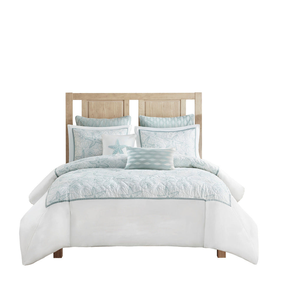 Duvet Cover Mini Set White Full/Queen Media 10