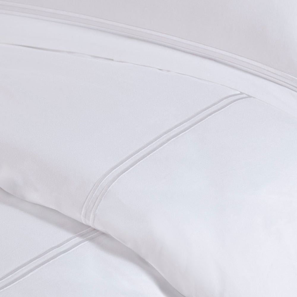 Full/Queen 100% Cotton Sateen Embroidered Comforter Set Media 2