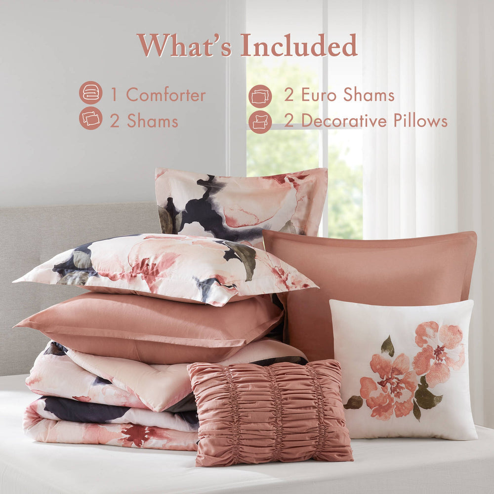 7- Piece Queen Comforter Set Media 4