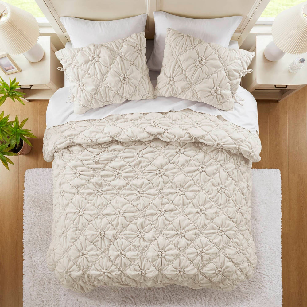 3PCS Full/Queen Comforter Set Media 18