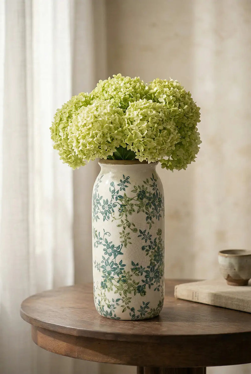 Floral Cylinder Vase