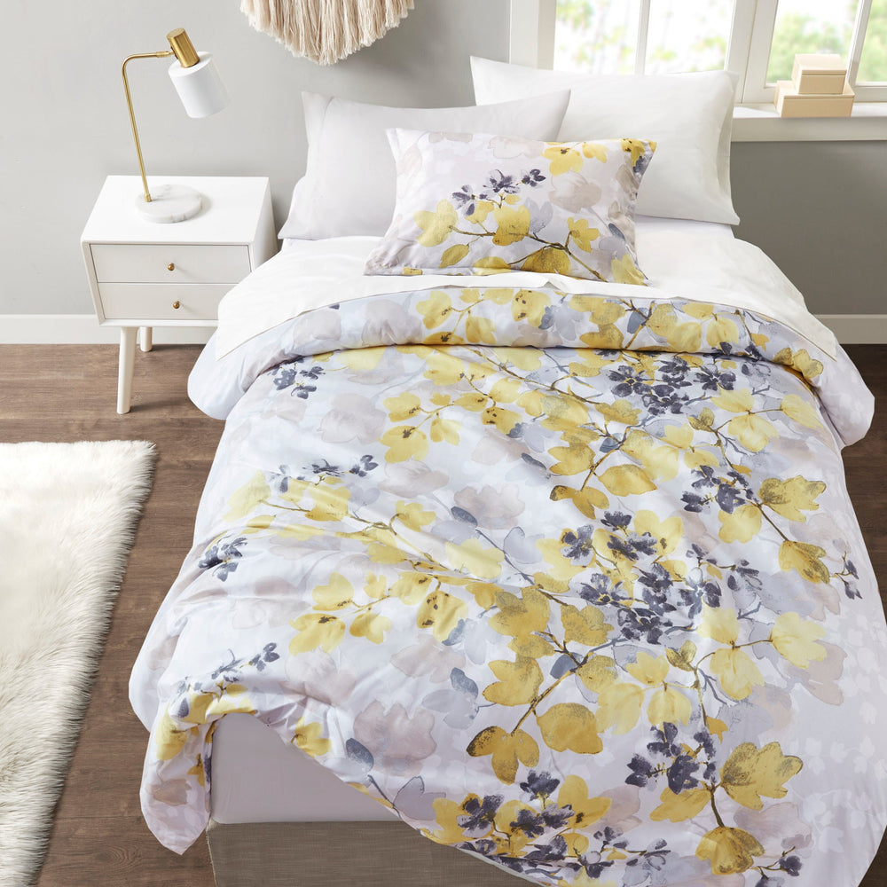 Comforter Set with Bed Sheets Yellow Full Media 4