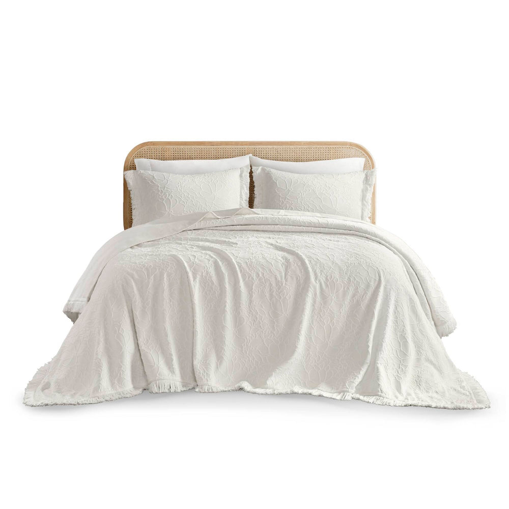 3PCS Queen Bedspread Set Media 13