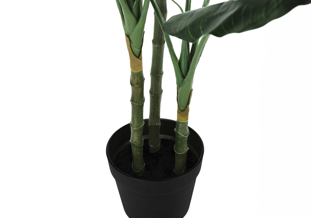 Artificial Plant, 42' Tall, Evergreen Tree, Indoor, Faux, Fake, Floor, Greenery, Potted, Decorative, Green Leaves, Black Pot Media 3