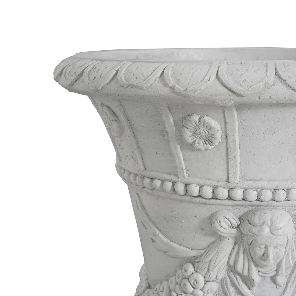 MGO Garden Urn, Light Grey, 23.75'' H Media 4