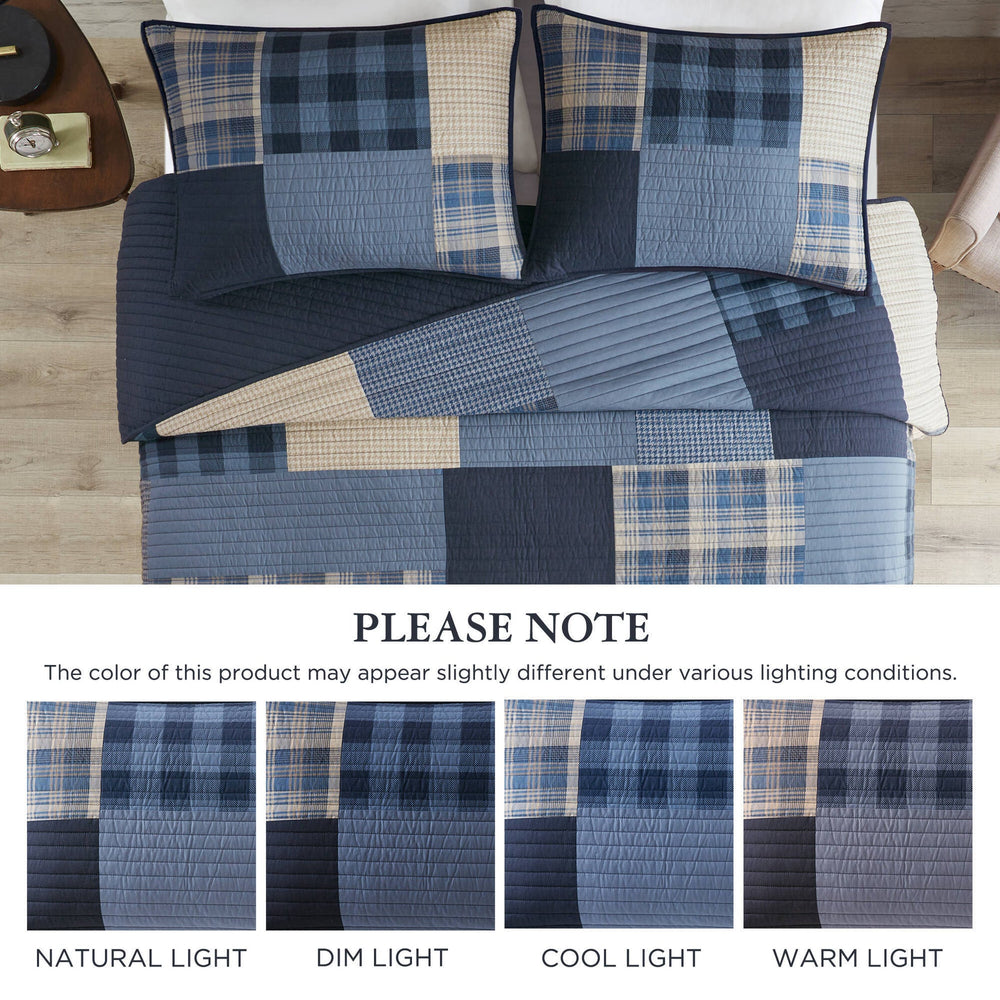 3-Piece King/Cal King Quilt Mini Set Media 2