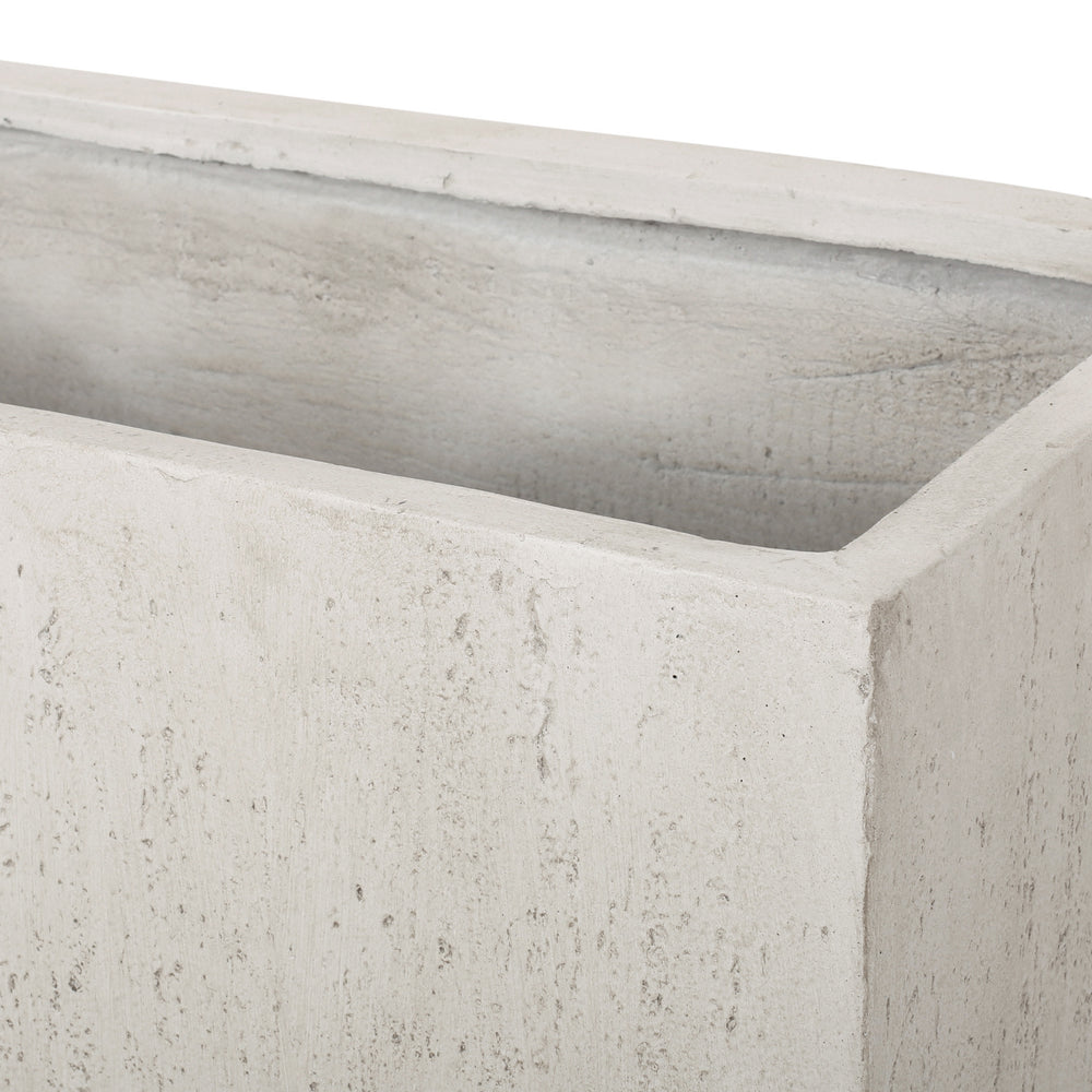 35.25'' L Outdoor MGO Planter Media 10