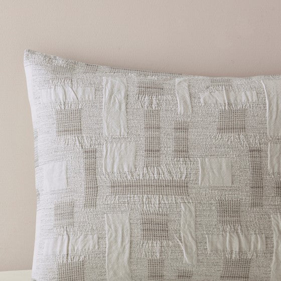 3 Piece Cotton Jacquard Duvet Set-Full/Queen Media 12