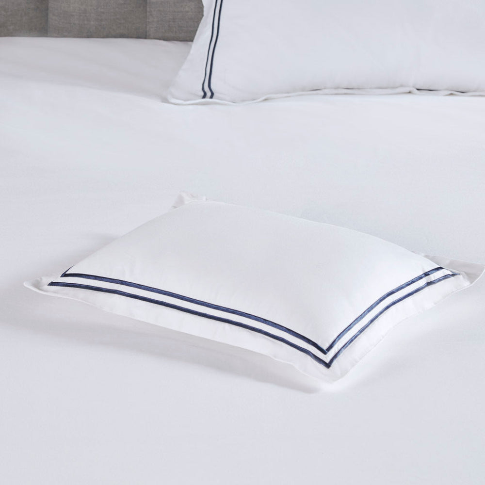 King/Cal King 100% Cotton Sateen Embroidered Comforter Set Media 6