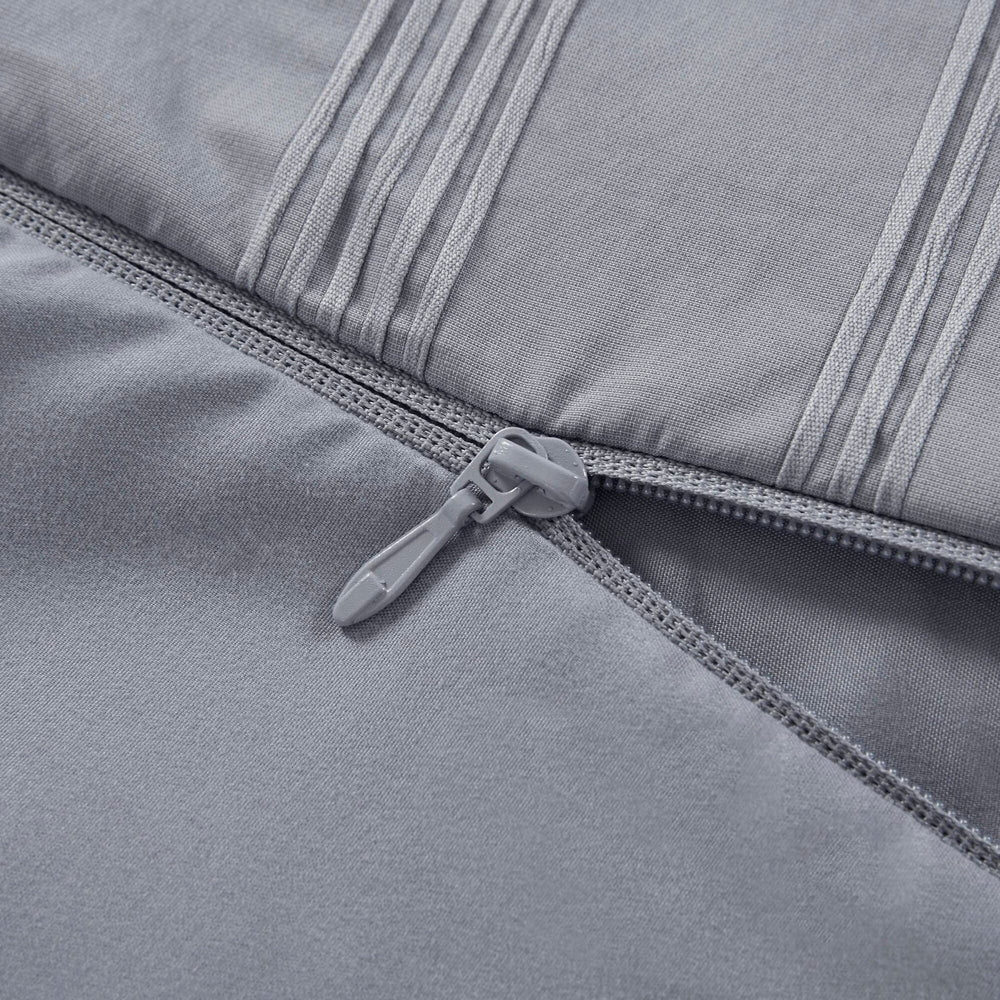 3-Piece Full Woven Striped Duvet Set Media 9