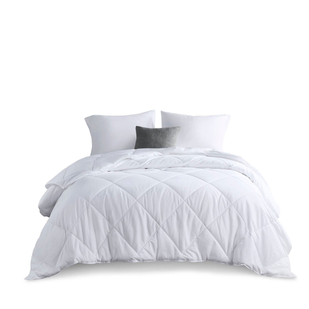 Oversized Down Alternative Comforter White King/Cal King Media 5