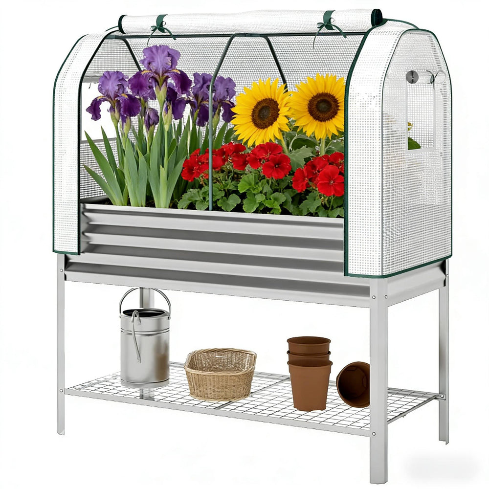 Spacious Raised Garden Bed,Flower Boxs,Plant Boxs,for Outdoor Media 7