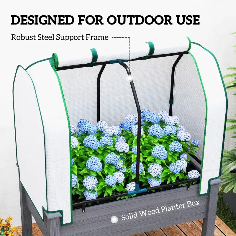 Planter Box,Practical Raised Garden Bed Media 5