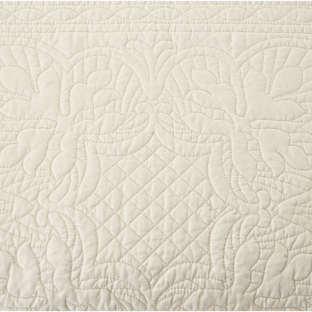 6 Piece Reversible Scalloped Edge Daybed Cover Set Cream Daybed Media 7