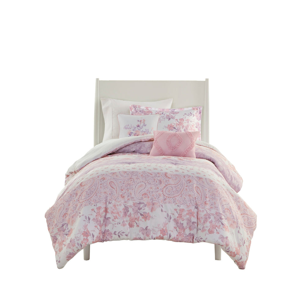 Floral Paisley Comforter Set Twin/Twin XL Media 17