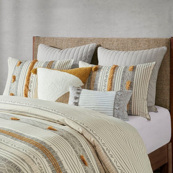 Full/Queen 3 Piece Cotton Duvet Cover Set Media 2