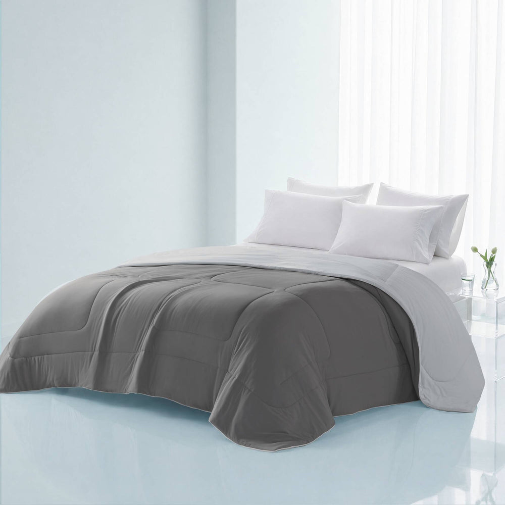 1 Piece Twin Down Alternative Comforter,Grey