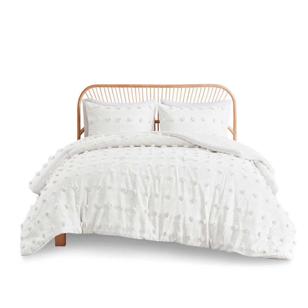 Full/Queen Clip Jacquard Comforter Set Media 9