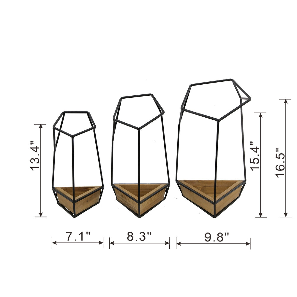 S/3 Felix Wall Planter Media 6