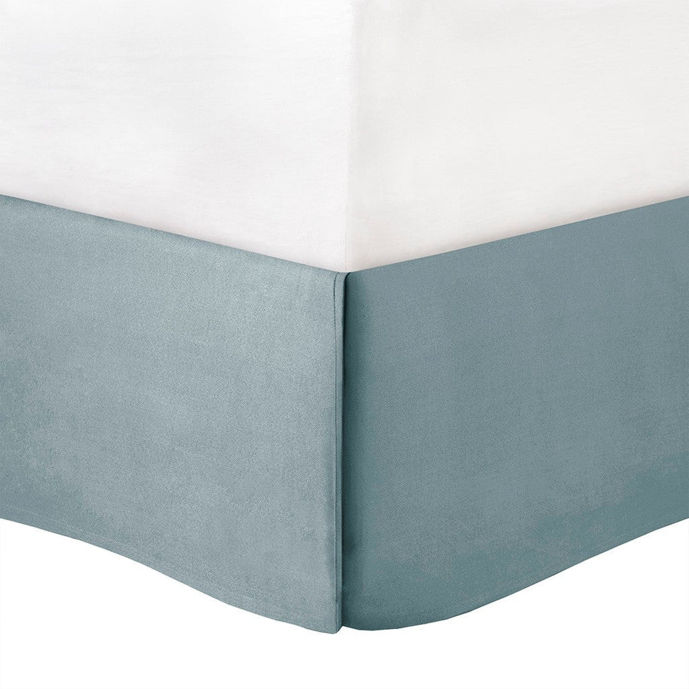 8 Piece Jacquard Comforter Set Aqua/Silver Cal King Media 2